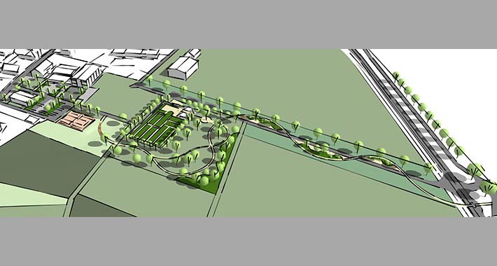 Generationenpark Altfeld Visualisierung Landschaftspark