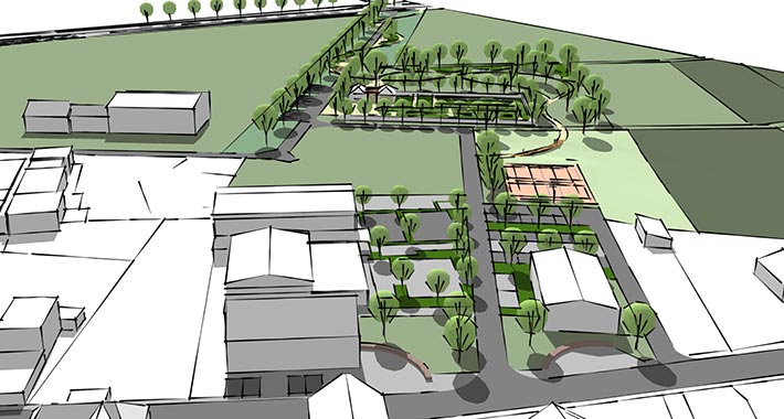Generationenpark Altfeld Visualisierung Gesamtschau